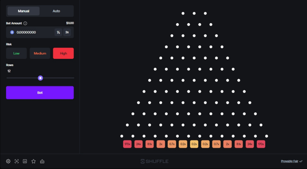 shuffle plinko